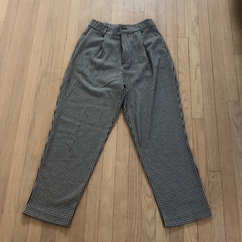 Zara Houndstooth Trousers